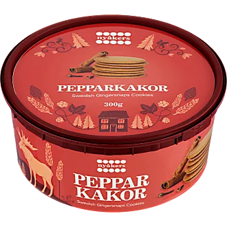 Pepparkakor / Swedish Gingersnaps Cookies 300g - Nyåkers