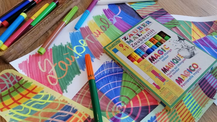 Waterbasis viltstiften / Magic pen 9 + 1 geheimschrijver - ökoNORM