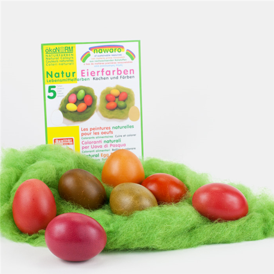 Natuurlijke (Paas)eierverf 5 kleuren - ökoNORM