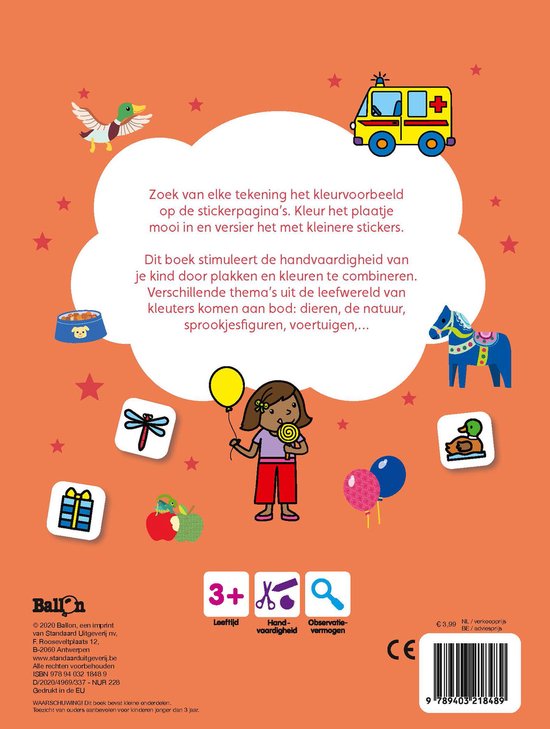 Peutertuin Plak en Kleur "Koala" - Ballon