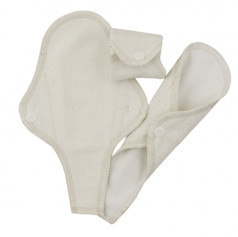 Wasbare string inlegkruisjes naturel 3 st. - Imsevimse