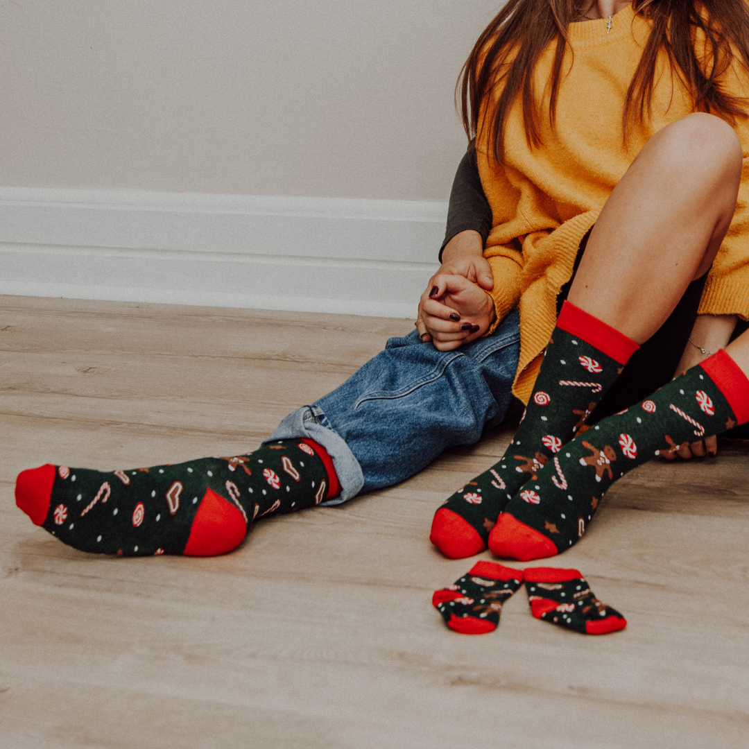 Gingerbreads Socks / Baby / Kids / Adult - Faves. Socks&Friends