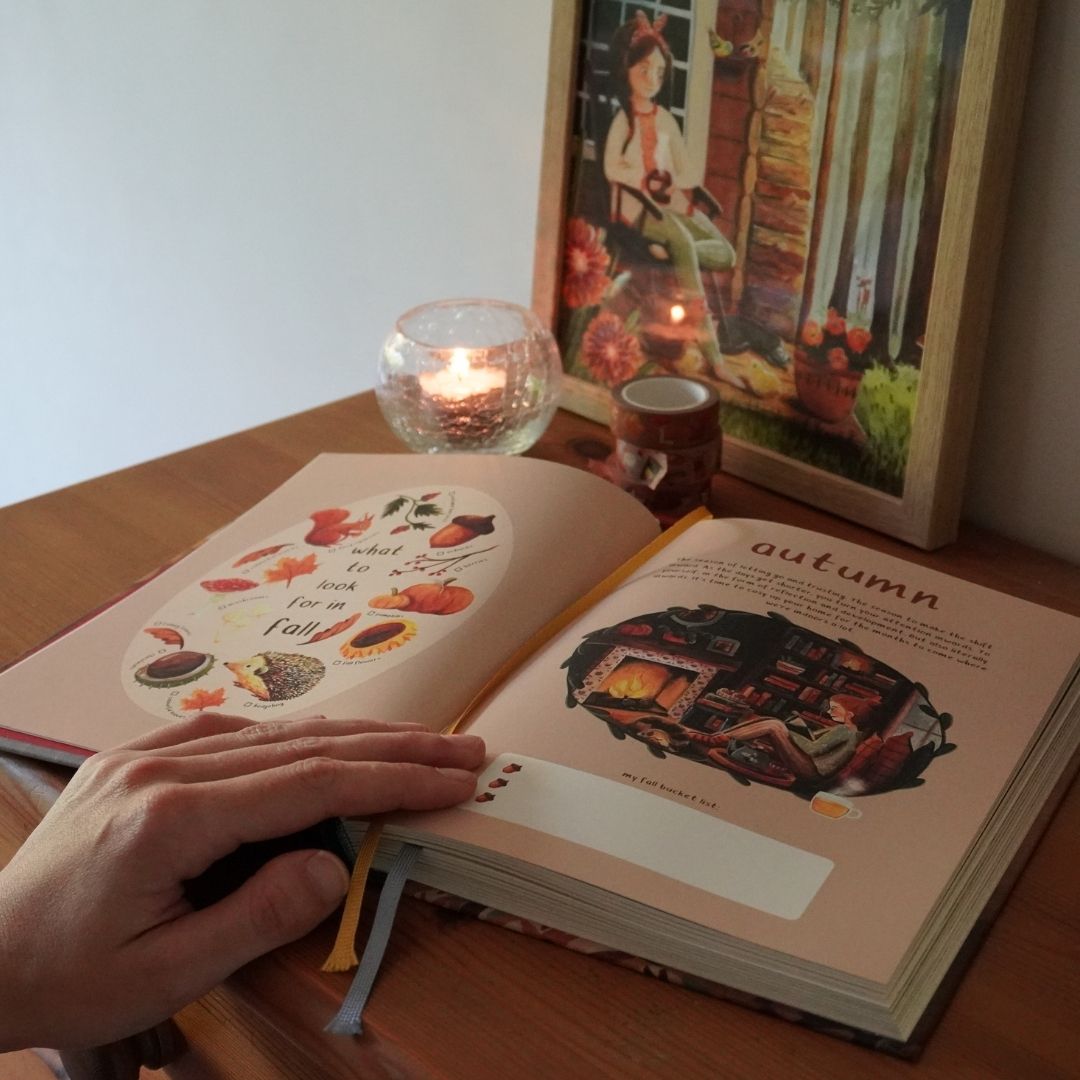 Planner Celebrate The Seasons - Illustrator under a Blankie