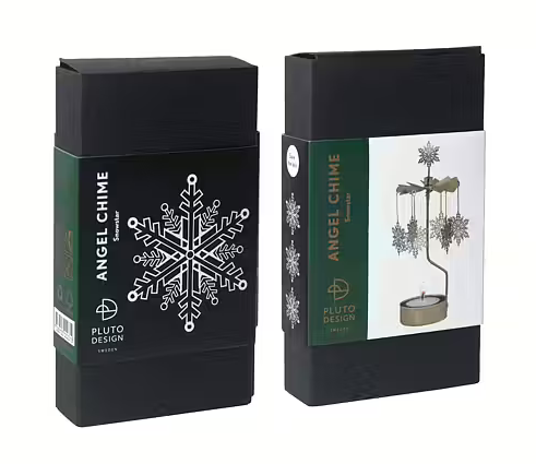 Rotary candle holder Snow Flake Gold - Pluto Produkter