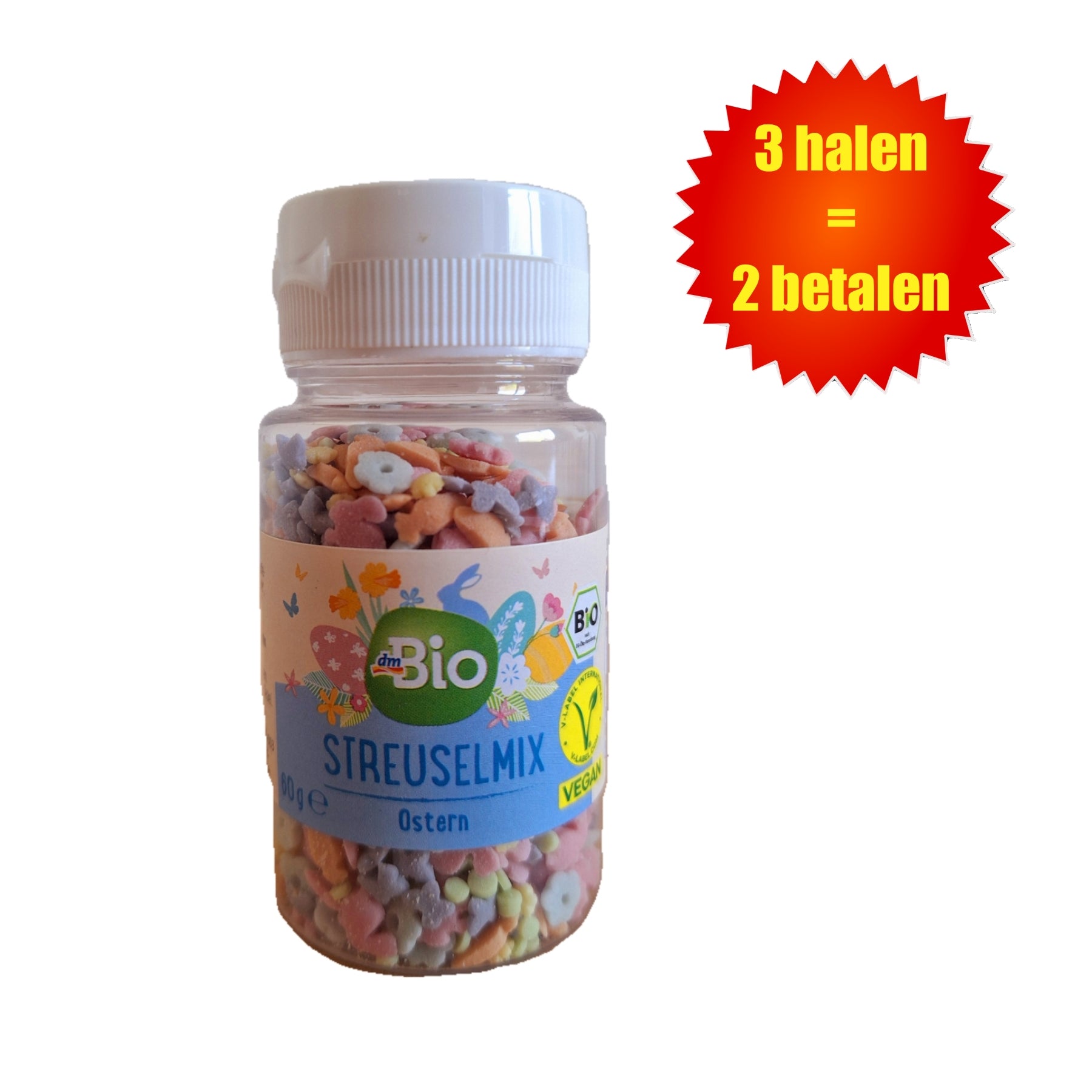 Paas / Lente Strooimix (natuurlijk gekleurd) 60 g – DM Bio