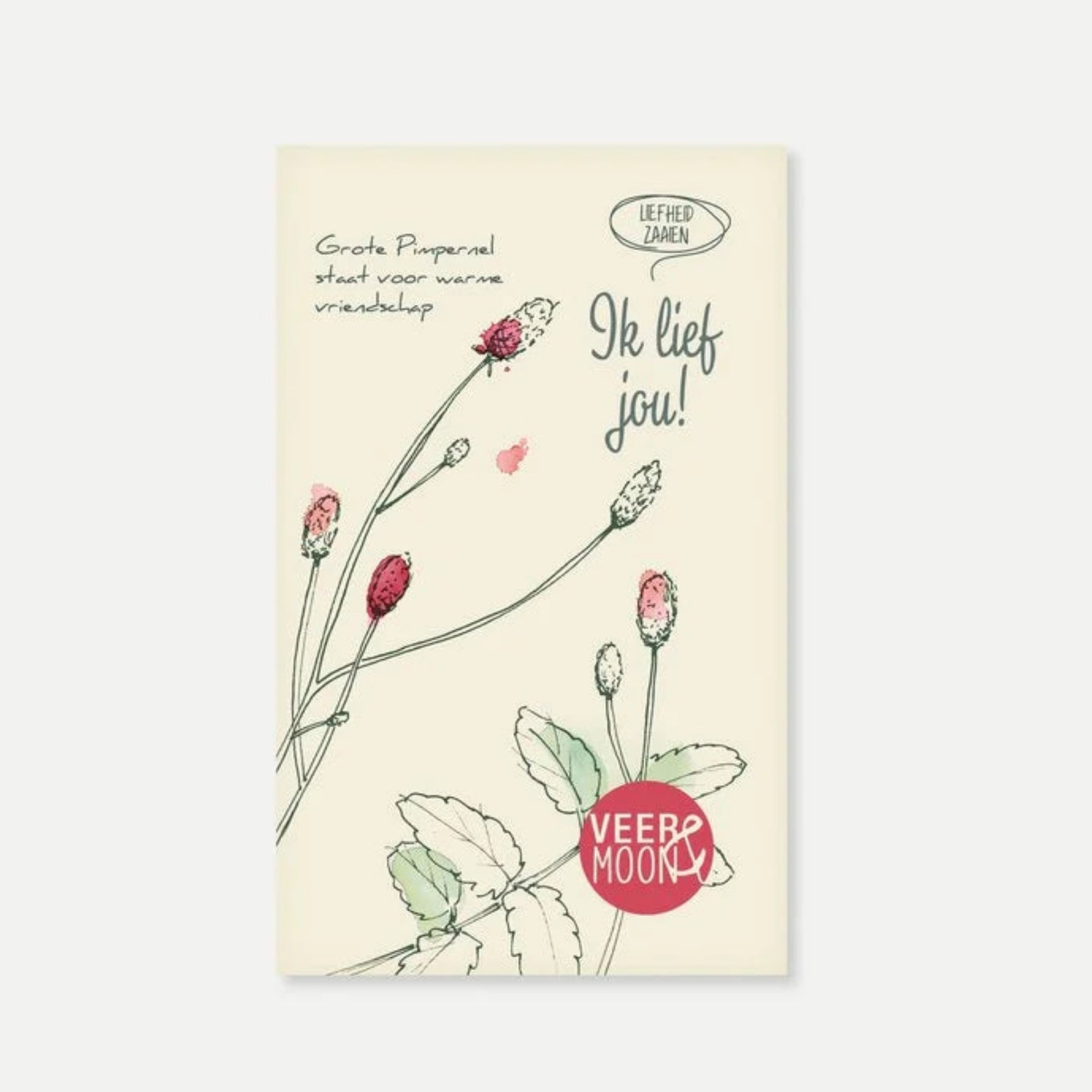 Bloemenzaden 'Ik lief jou' met Grote Pimpernel - Veer&Moon