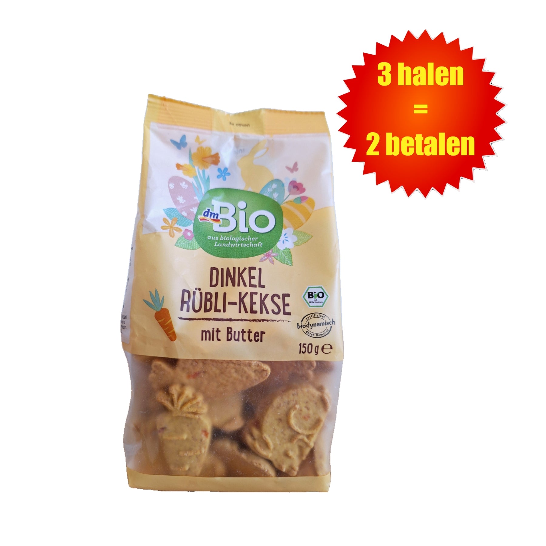 Spelt Wortelkoekjes 150 g – DM Bio