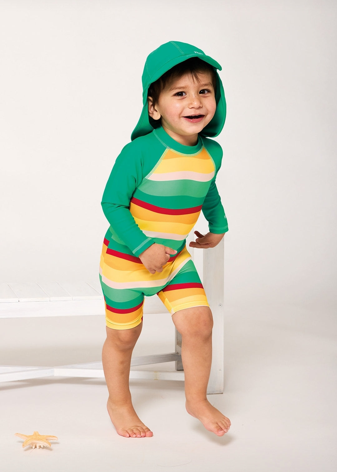 Zwemsuit / UV Suit Multi Wave Jungle - Villervalla