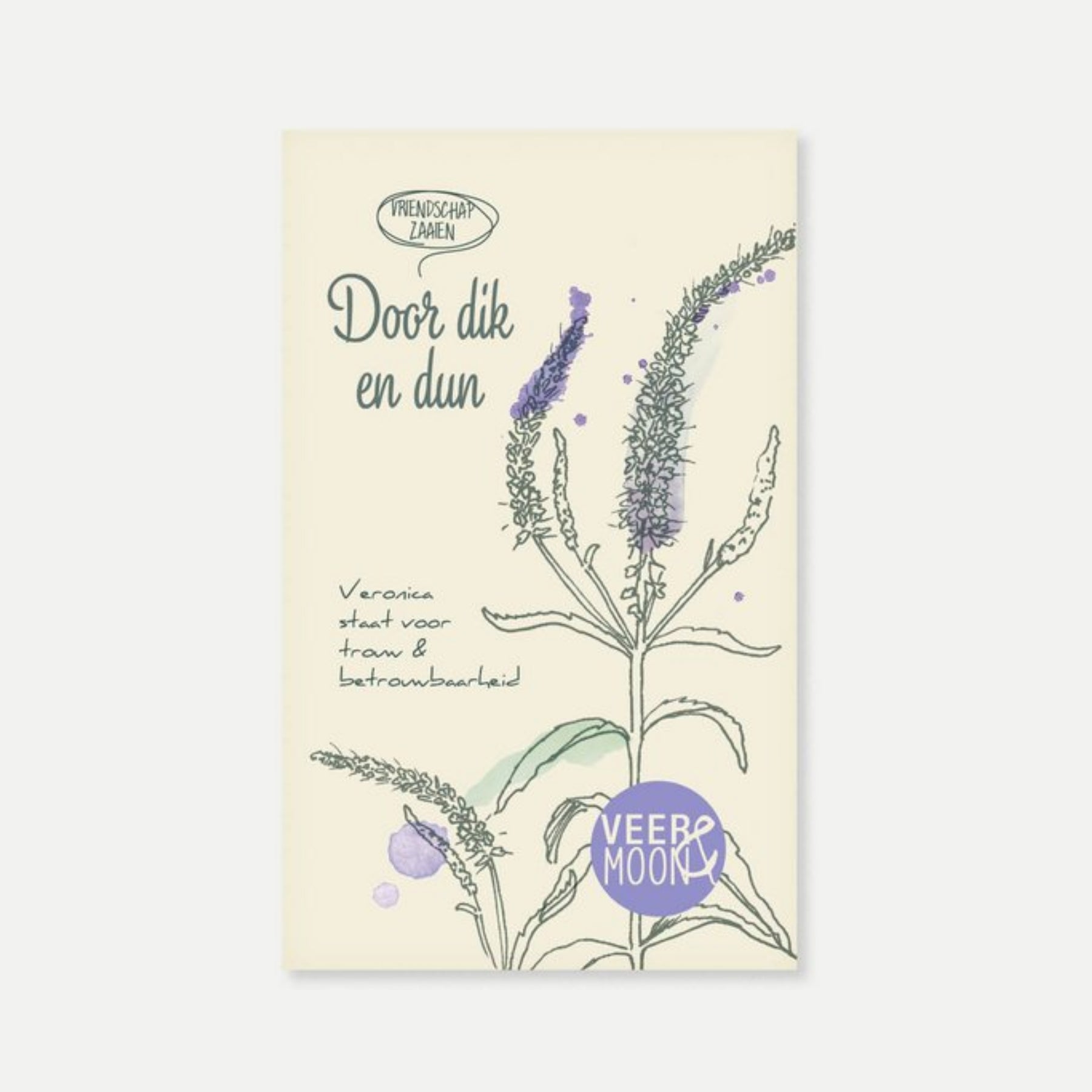 Bloemenzaden 'Door dik en dun' met Veronica - Veer&Moon