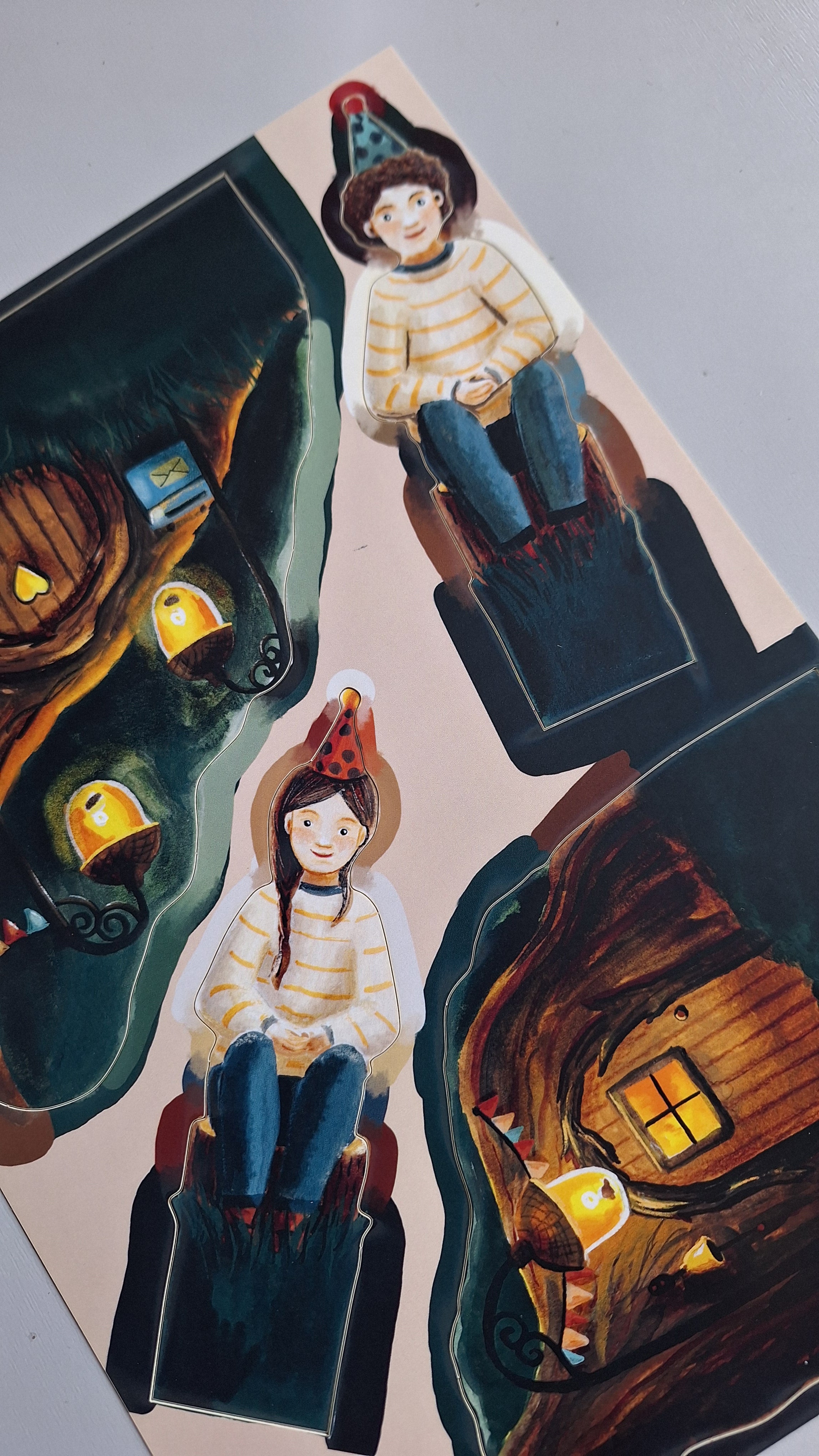 Cosy Up Verjaardag / Birthday - Illustrator under a blankie