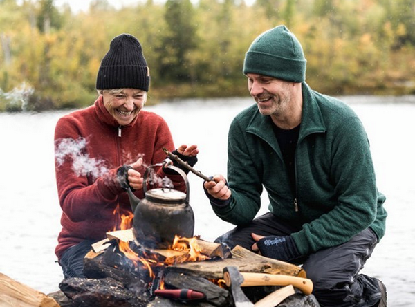 Muts / Beanie Rib Rust Red - Woolpower