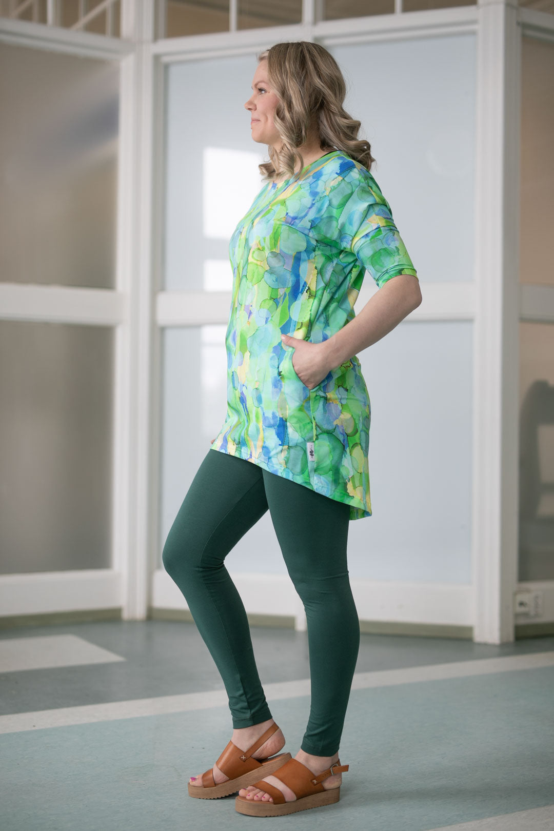 SORJA Leggings Dark Green S-XXXL - Paapii Design