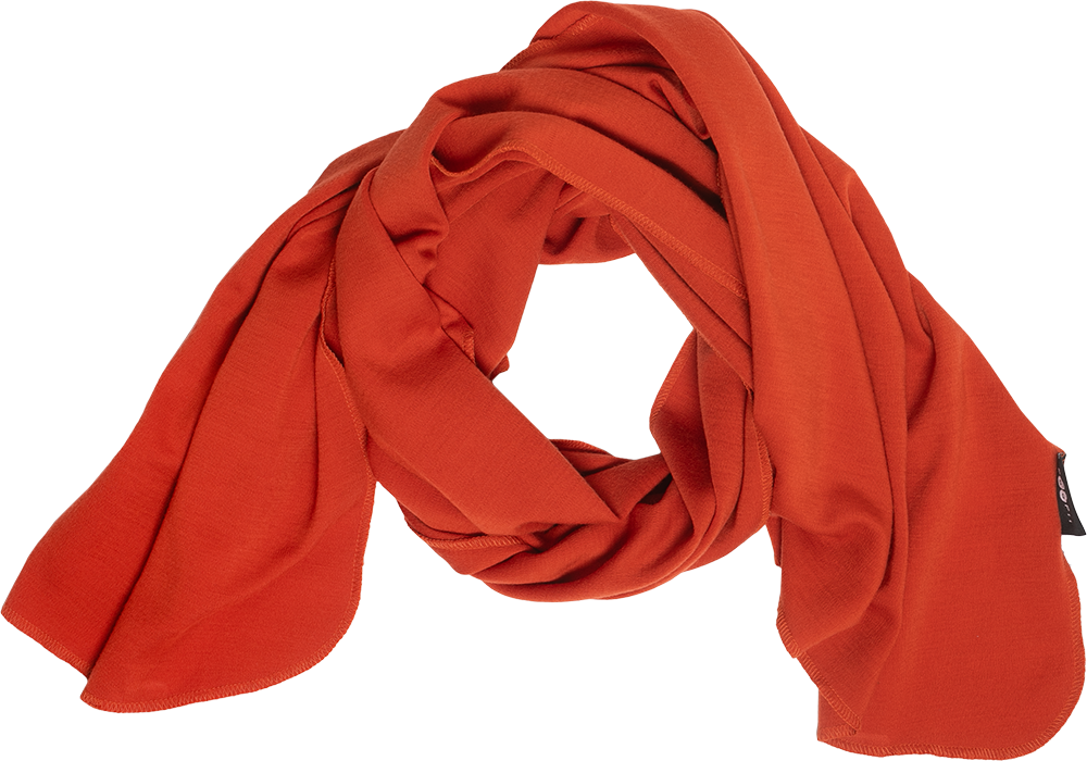 Sjaal / Scarf 100% Merinowol Rust – Paapii Design