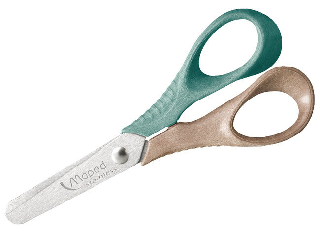 ECO Kinderschaar 12 cm - Links- of rechtshandig - Maped Smiling Planet Vivo