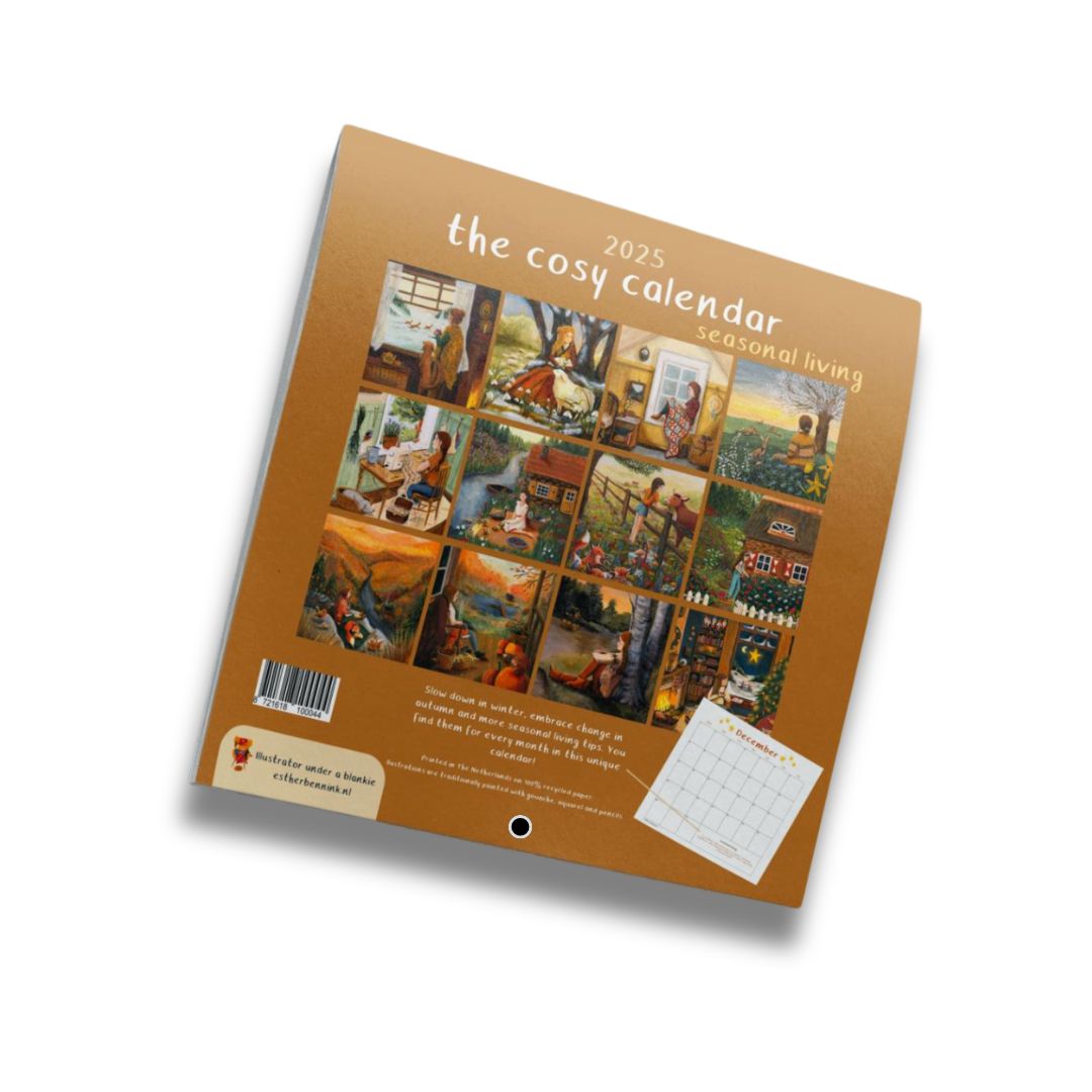 Seasonal Living Calendar 2025 - Illustrator under a Blankie