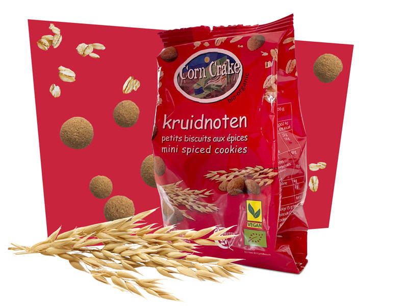Bio vegan & glutenvrije KRUIDNOTEN – Corn Crake