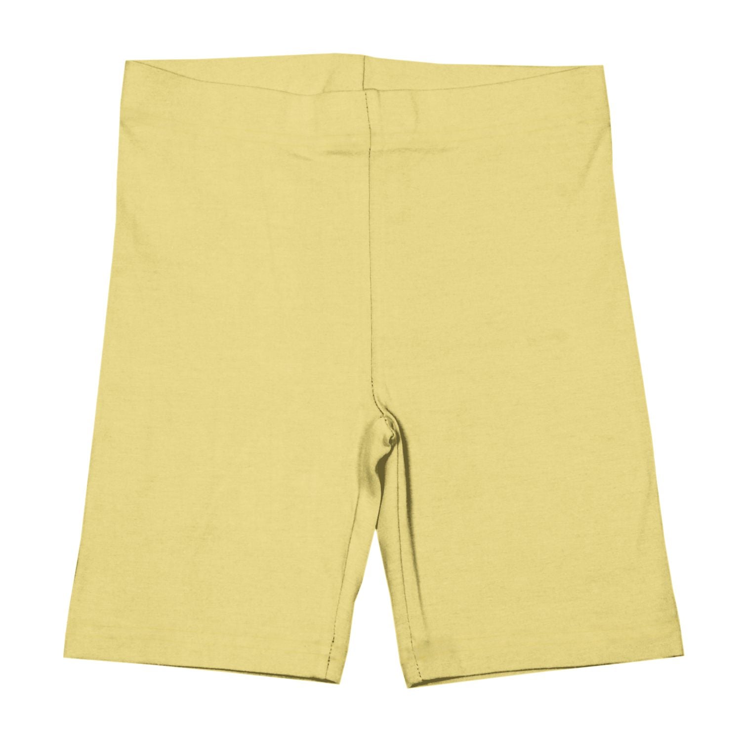 Gele cycling shorts van Maxomorra van biologisch katoen