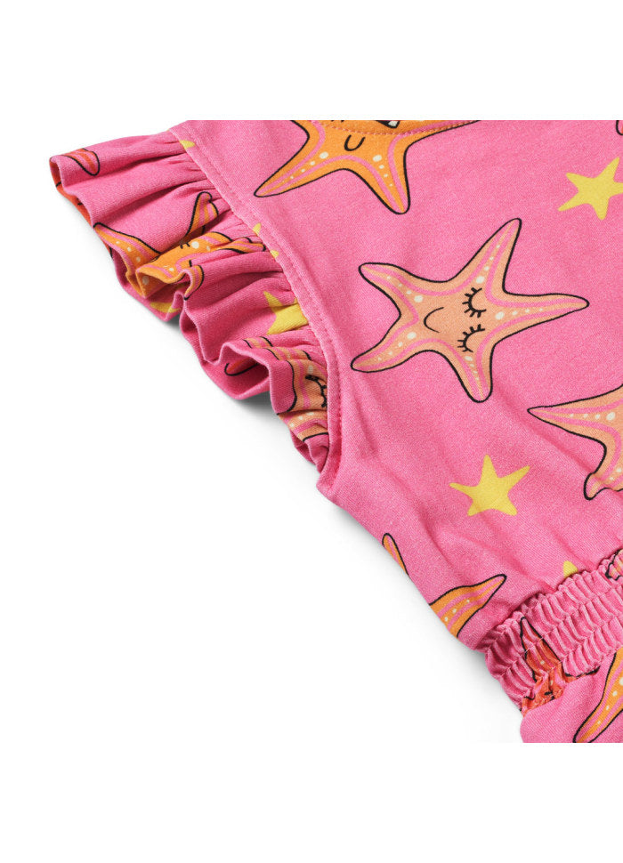 Jurk / Dress with Starfish - Småfolk