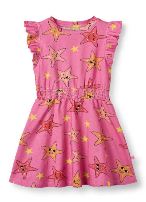 Jurk / Dress with Starfish - Småfolk