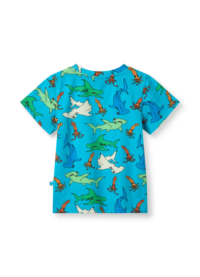 T-shirt with Hammerhead Sharks - Småfolk