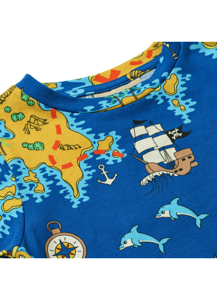 T-shirt with Pirate Map - Småfolk