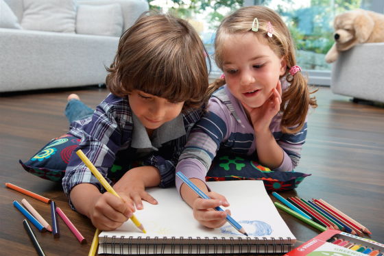 Kleurpotloden Driekant Greentrio (dik) - Stabilo