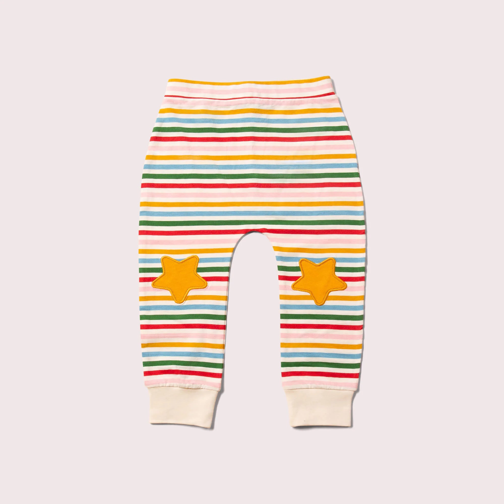 Broek Stars Knee Patch Striped Joggers - Little Green Radicals
