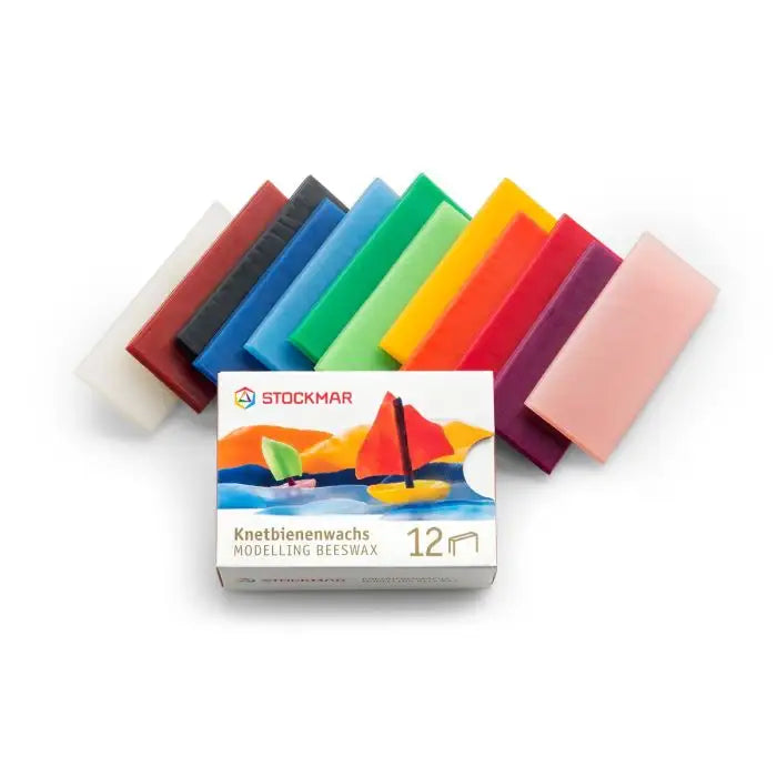 Bijenkneedwas – 6, 12 of 15 kleuren - Stockmar