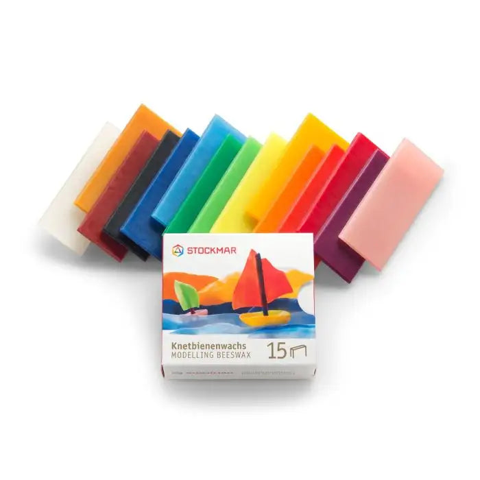 Bijenkneedwas – 6, 12 of 15 kleuren - Stockmar