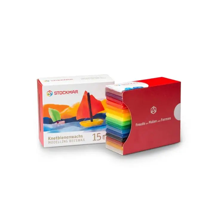 Bijenkneedwas – 6, 12 of 15 kleuren - Stockmar