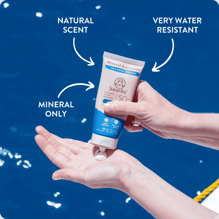 Zonnebrandcrème Mineral Sunscreen Water resistant SPF 50 (Vegan) – Suntribe Sweden