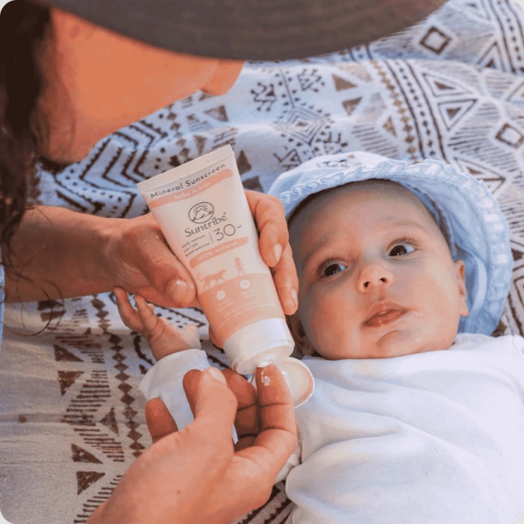 Zonnebrandcrème Mineral Kids & Babies Sunscreen SPF 30, 100 ml – Suntribe Sweden