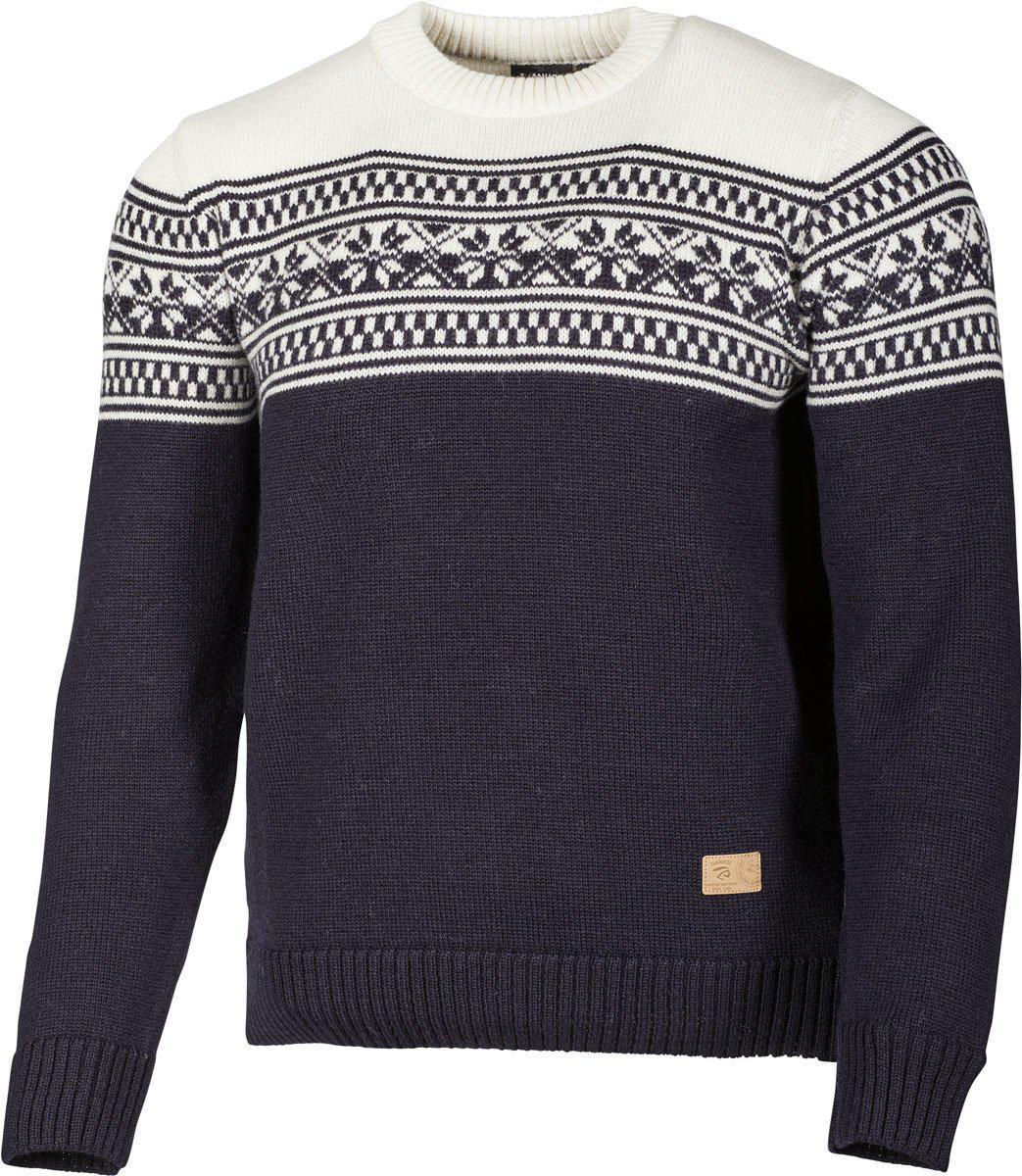Sweater Vidar Crewneck Navy - Ivanhoe of Sweden