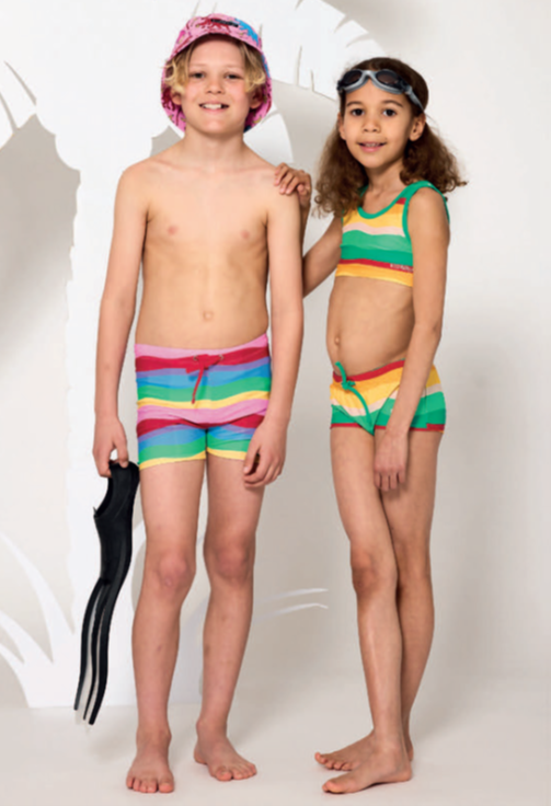 Bikini Top UV Multi Wave Garden - Villervalla