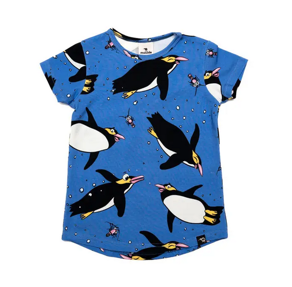 T-shirt Hoiho Penguïn Blue - Mullido