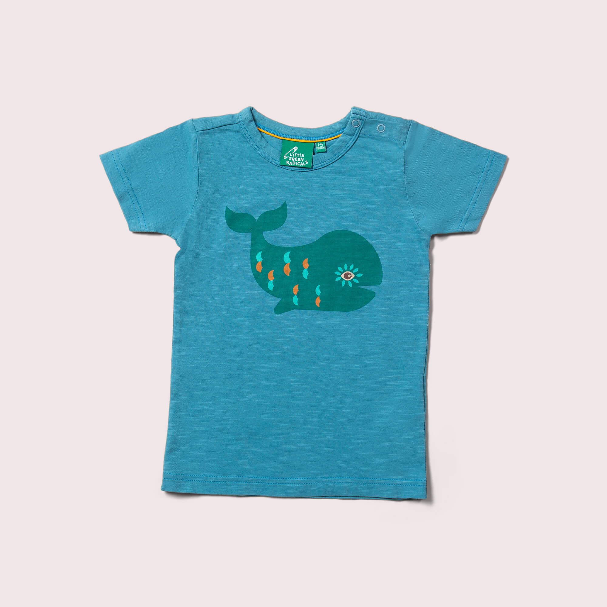 T-shirt Blue Whale - Little Green Radicals