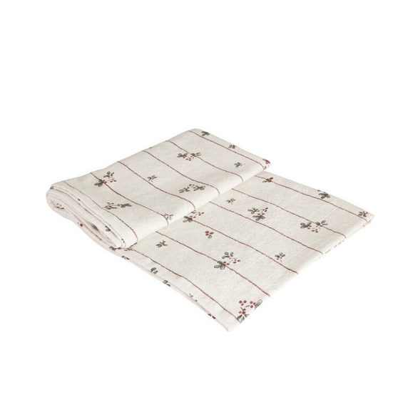 Tafelloper / Table Runner Gerd White/Red - Strömshaga