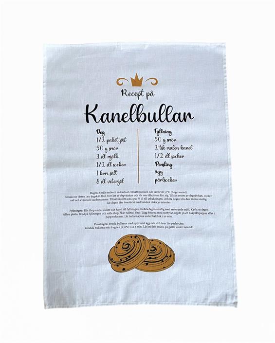 Theedoek / Kökshandduk Kanelbullar – Mellow Design