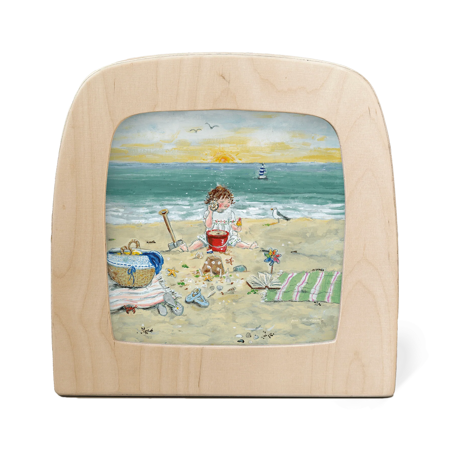 Toverplaat Ik Hoor De Zee / I Hear The Sea – Gwen's Illustrations