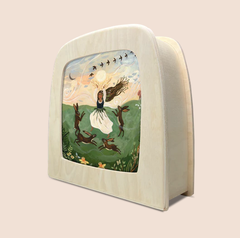 Toverplaat Dancing with Hares Silhouette – Tijana Draws