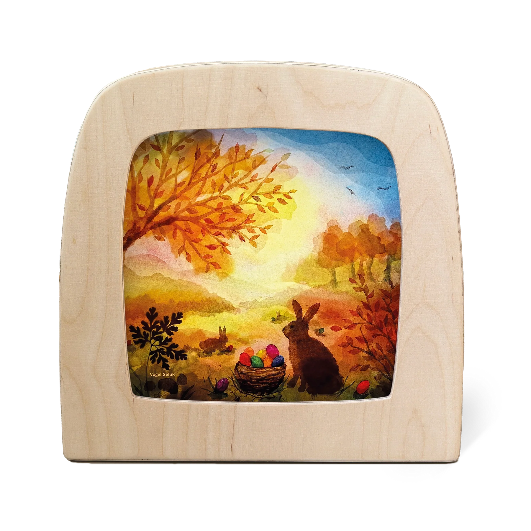 Toverplaat Easter Basket Silhouette – Vogel Geluk