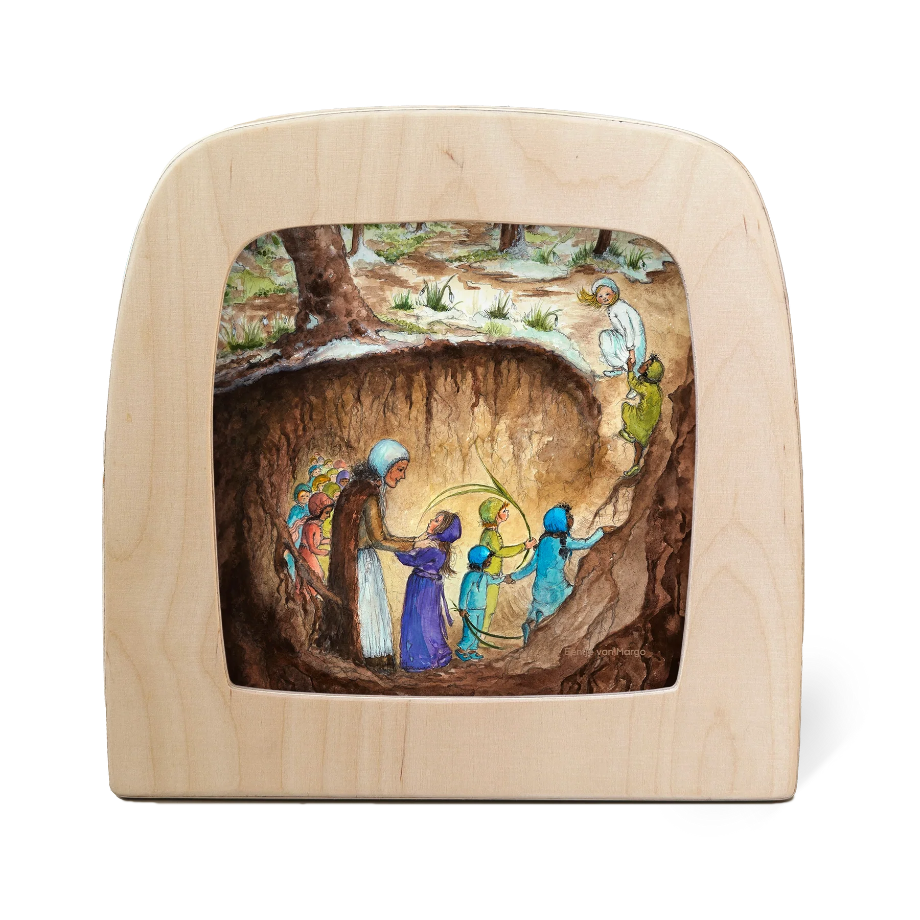 Toverplaat Wortelkindjes / Root Children Silhouette – Eentje van Margo