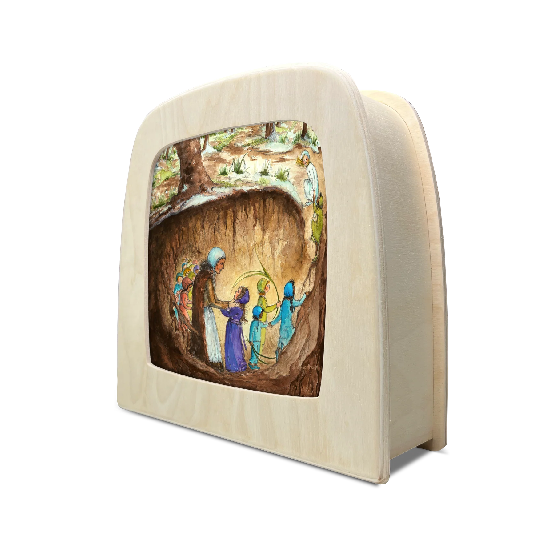 Toverplaat Wortelkindjes / Root Children Silhouette – Eentje van Margo