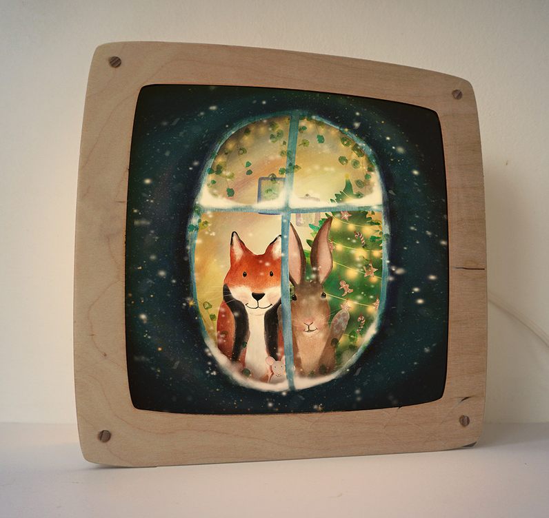 Toverplaat Uit het raam kijken - Lotte Drouen