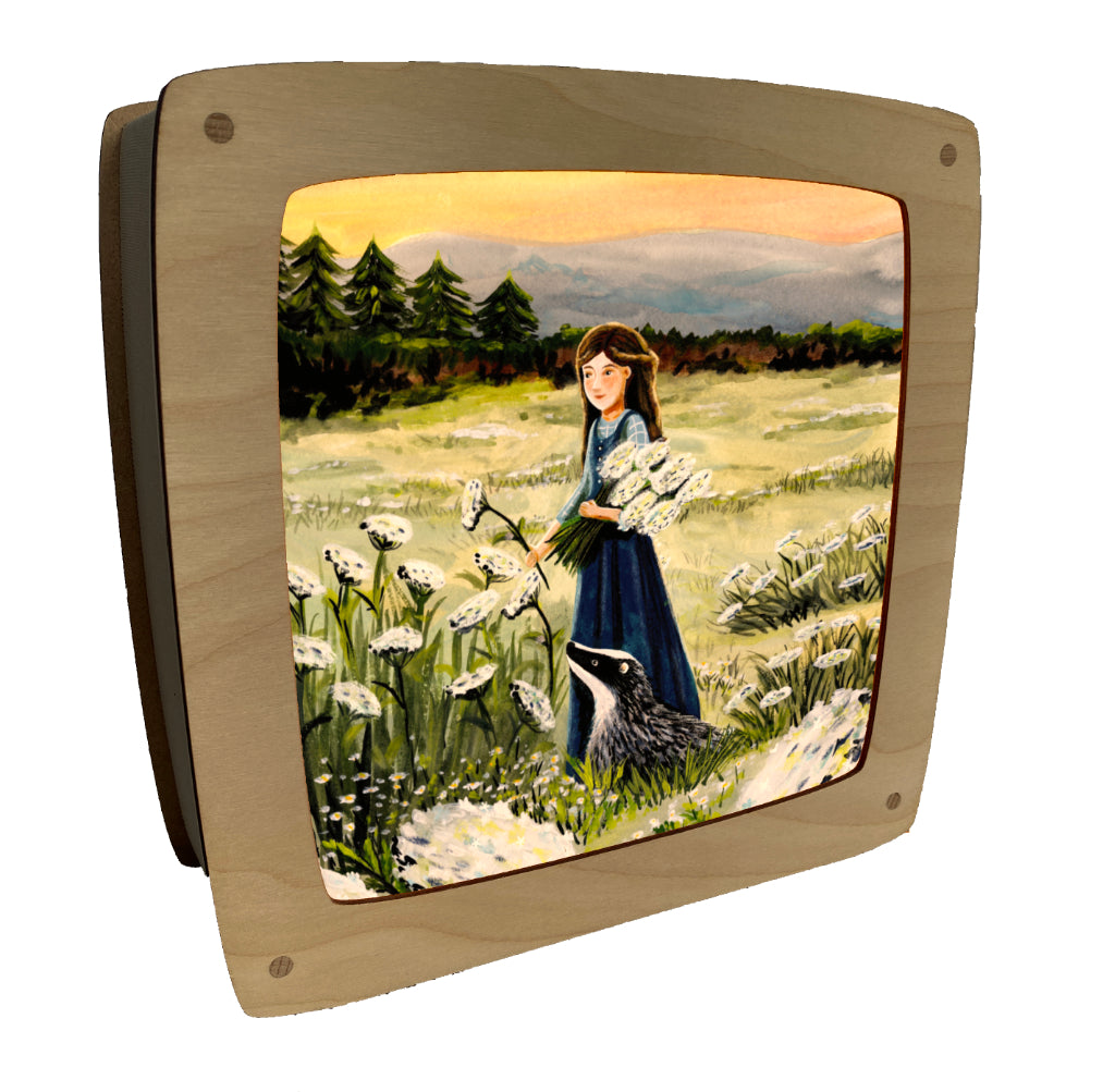 Toverplaat Fluitenkruid / Magic sheet cow parsley - Illustrator under a blankie