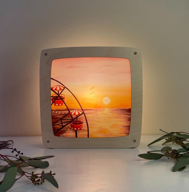 Toverplaat Tiny Plane Big Sky - Hannah Illustreert