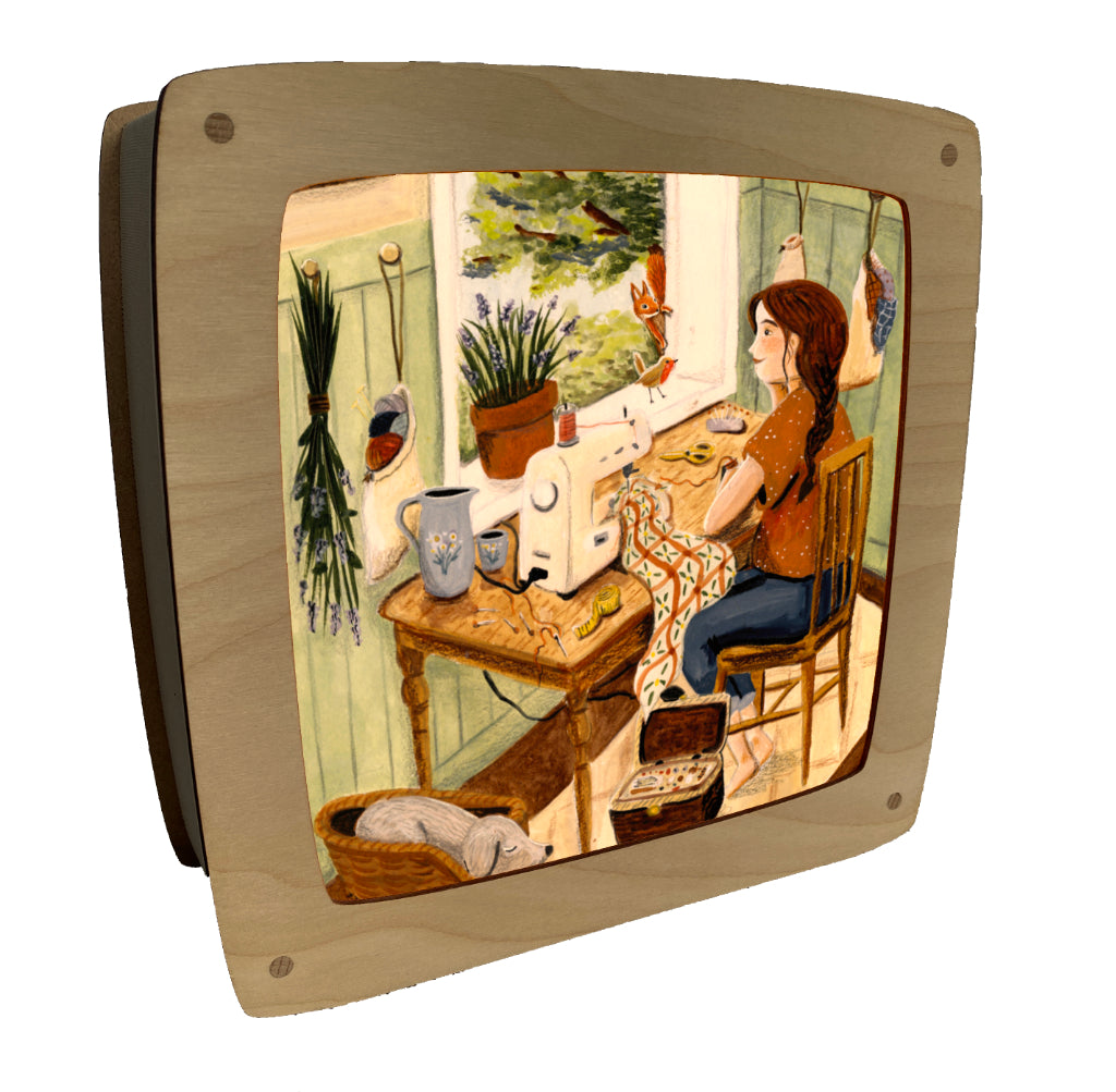 Toverplaat Het Open Raam - Illustrator under a blankie