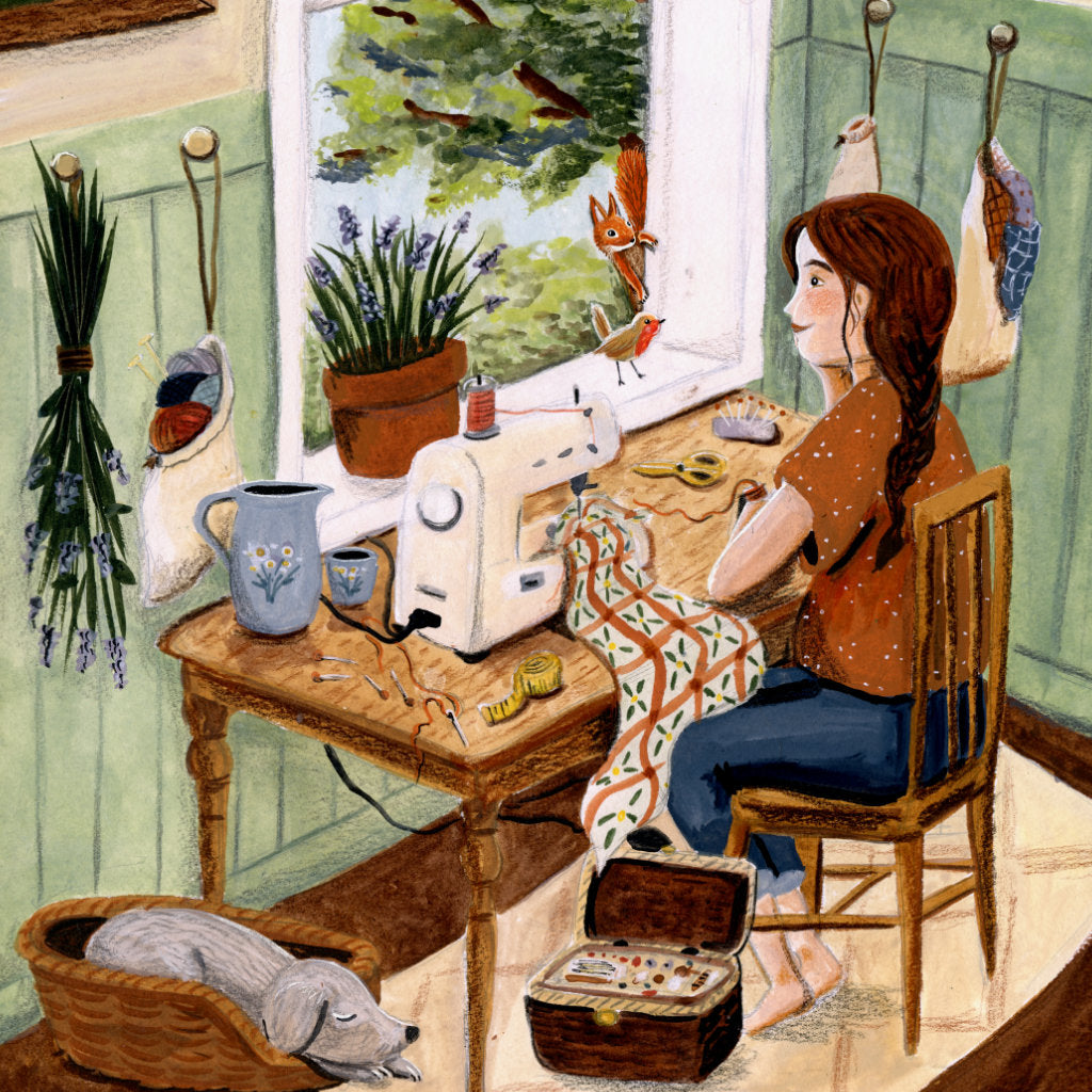 Toverplaat Het Open Raam - Illustrator under a blankie