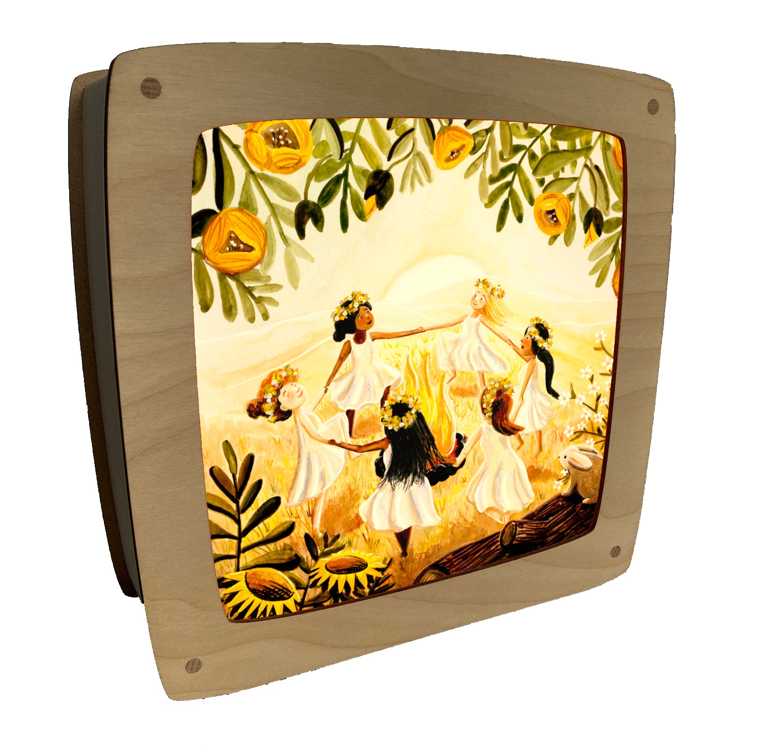 Toverplaat Midzomer feest / Midsummer - Illustrator under a blankie