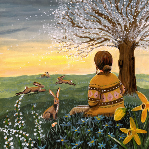 Toverplaat Ostara - Illustrator under a blankie